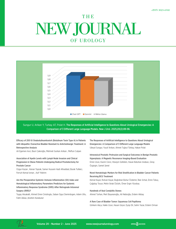 The New Journal of Urology Volume: 20 Issue: 2