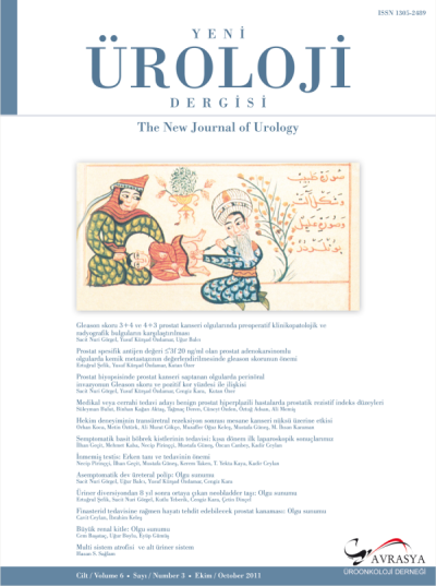 Yeni Üroloji Dergisi Volume: 6 Issue: 3
