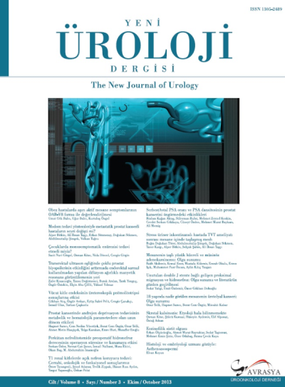 Yeni Üroloji Dergisi Volume: 8 Issue: 3